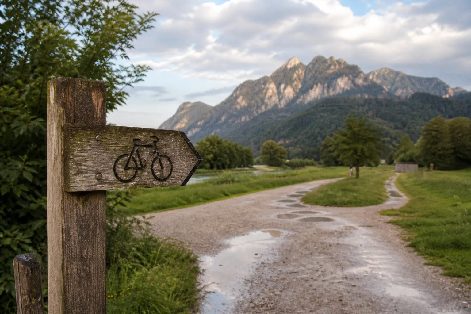 Innradweg ab Brannenburg: Streckenwandel und Etappenplanung